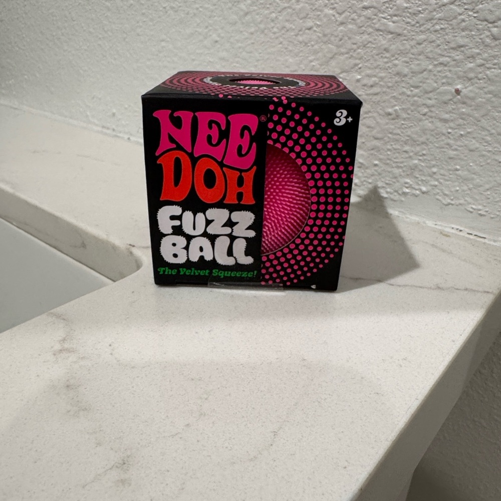 Needoh fuzzball in pink